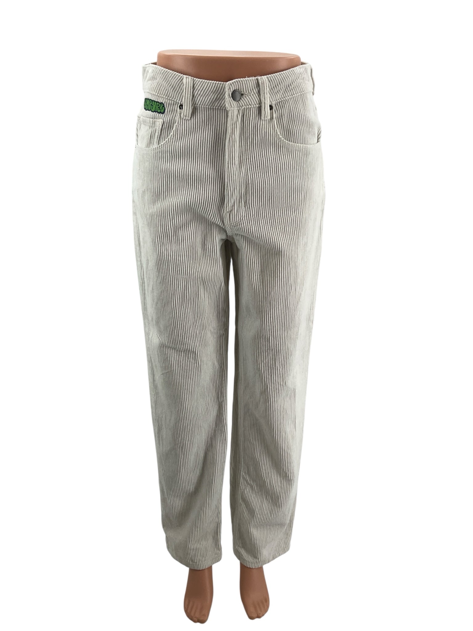 Empyre Cream Corduroy Pre-Owned Ladies Pants - Size 2