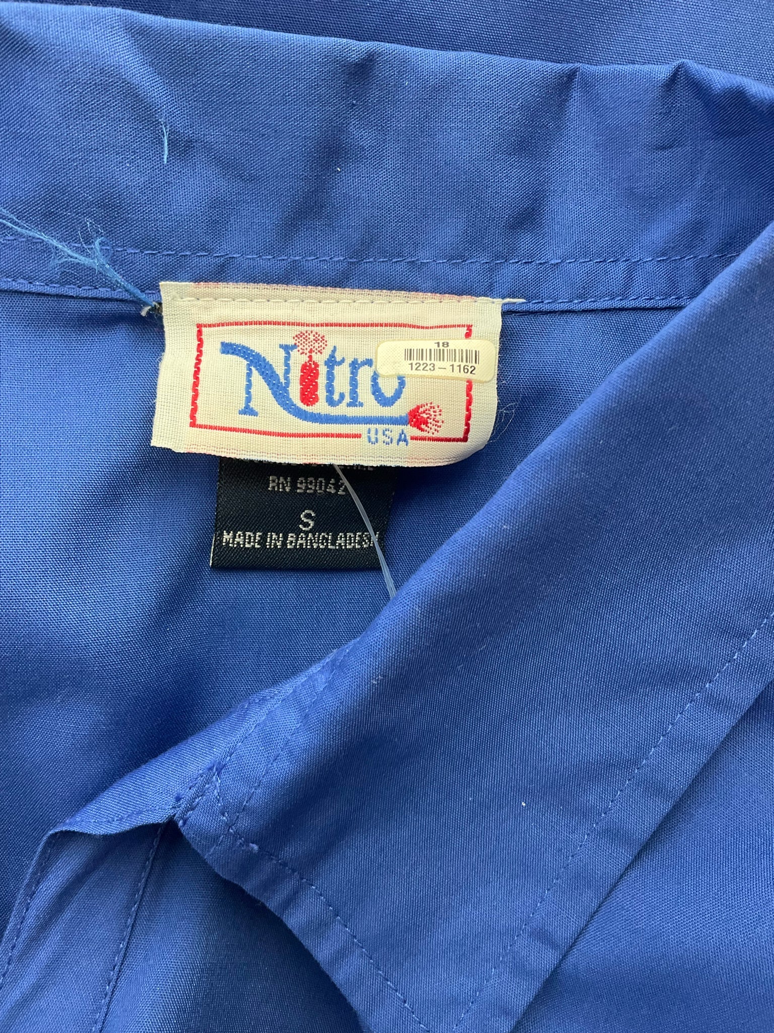 Nitro - Blue UK Pre-Owned Ladies Casual Top - Size Small