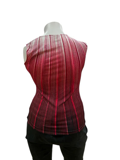 Worthington Pink/White Print Pre-Owned Ladies New with Tags Top - Size Large