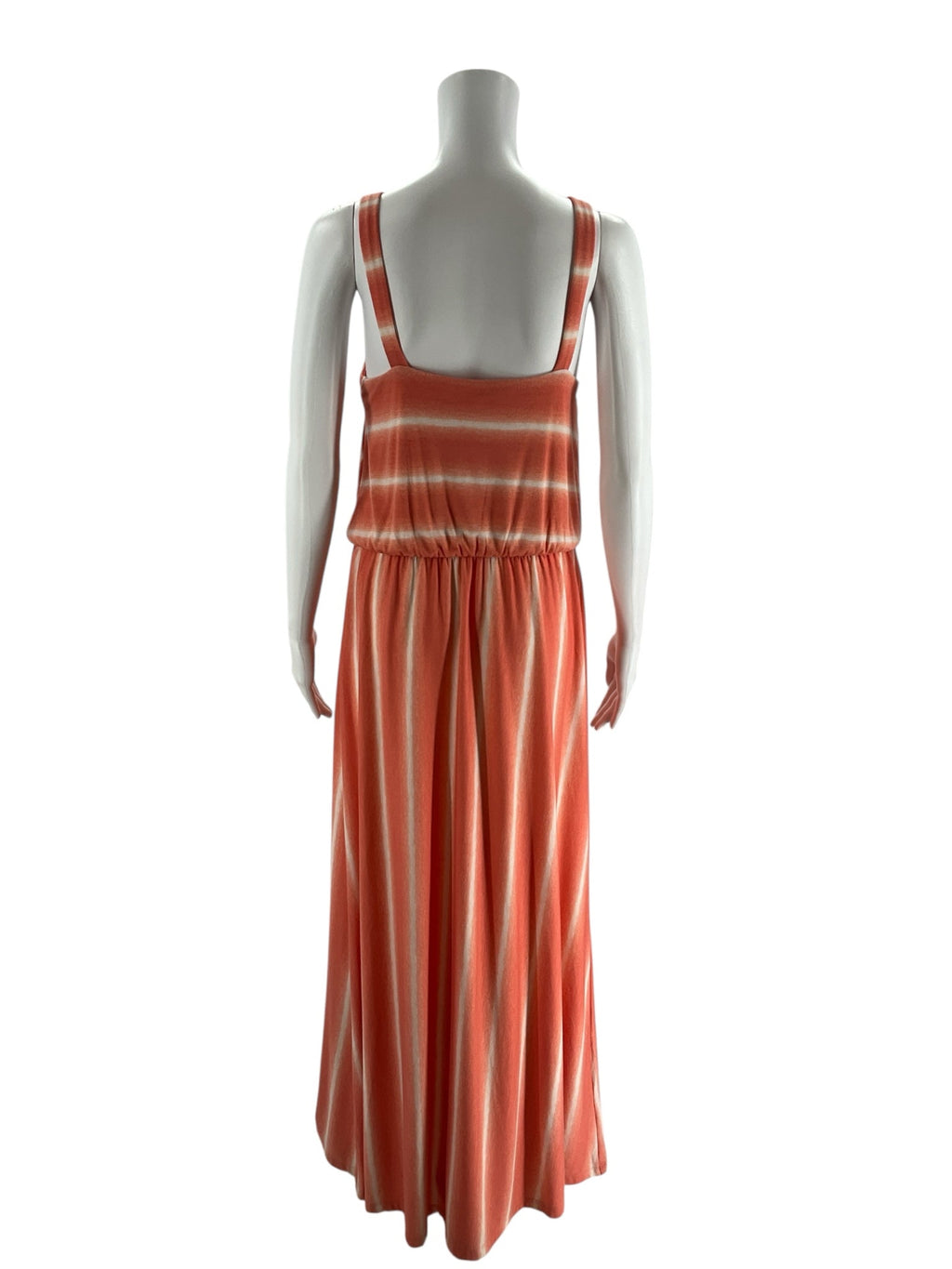 Sonoma Orange/White Print Pre-Owned Ladies Dress - Size Small