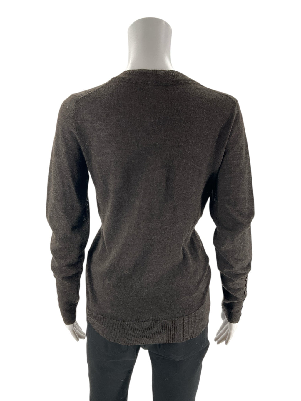 The Limited - Brown Solid Pre-Owned Ladies Casual Top - Size Medium