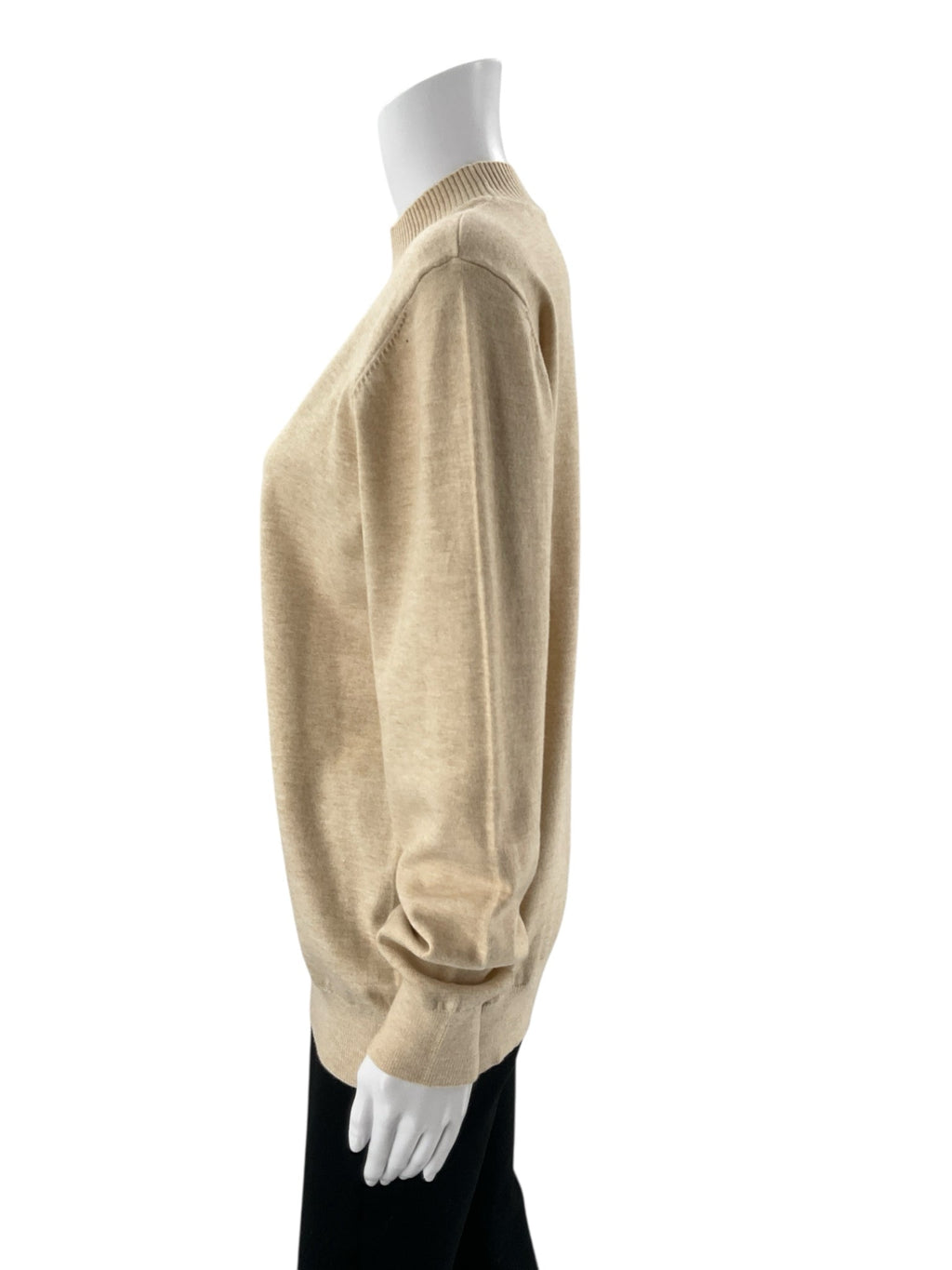 No Brand - Oatmeal Solid Pre-Owned Ladies Casual Top - Size XL