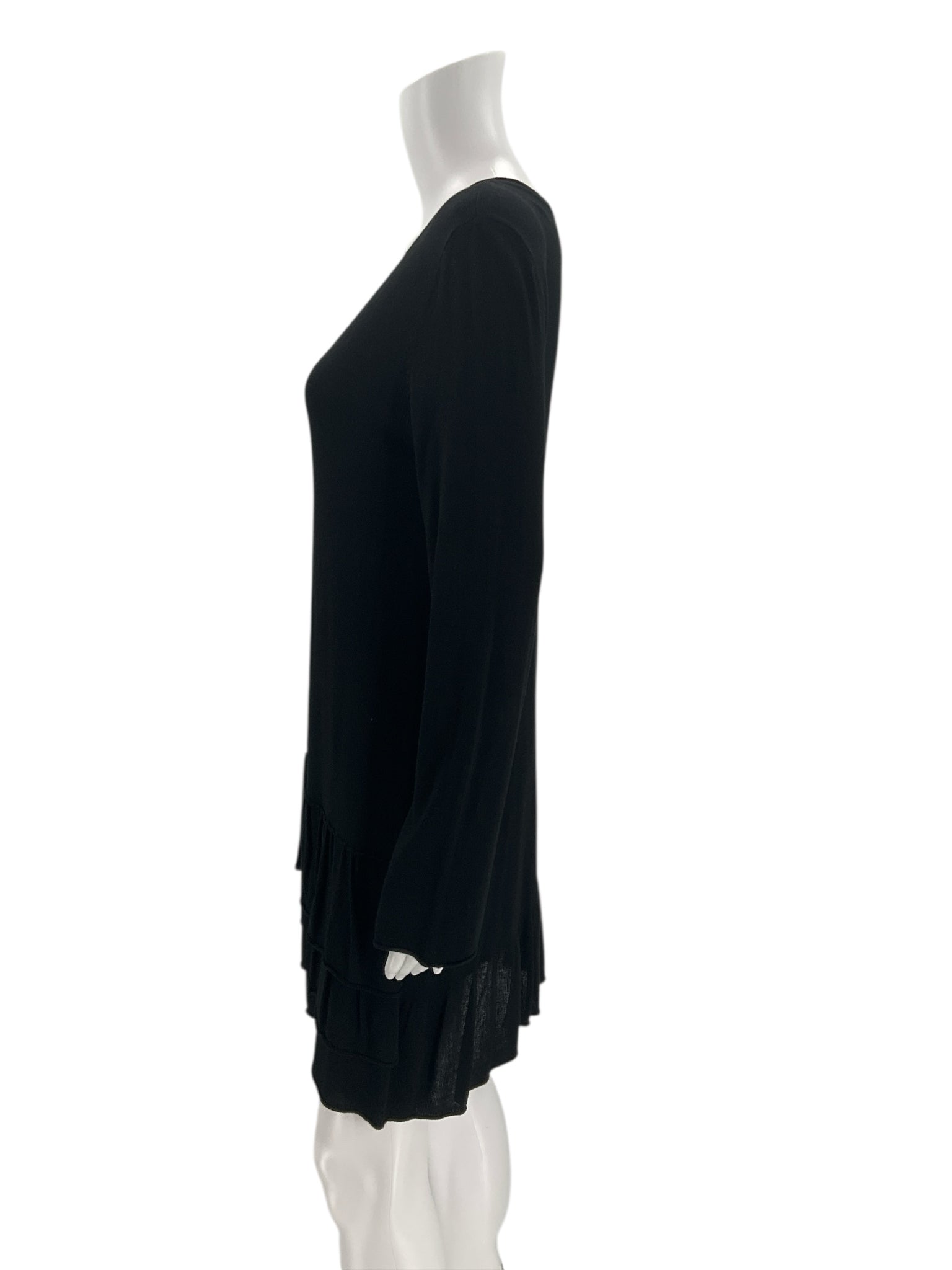 Style & Co Black Solid Pre-Owned Ladies Dress - Size Medium Petite - Margaret’s Fine Consignment