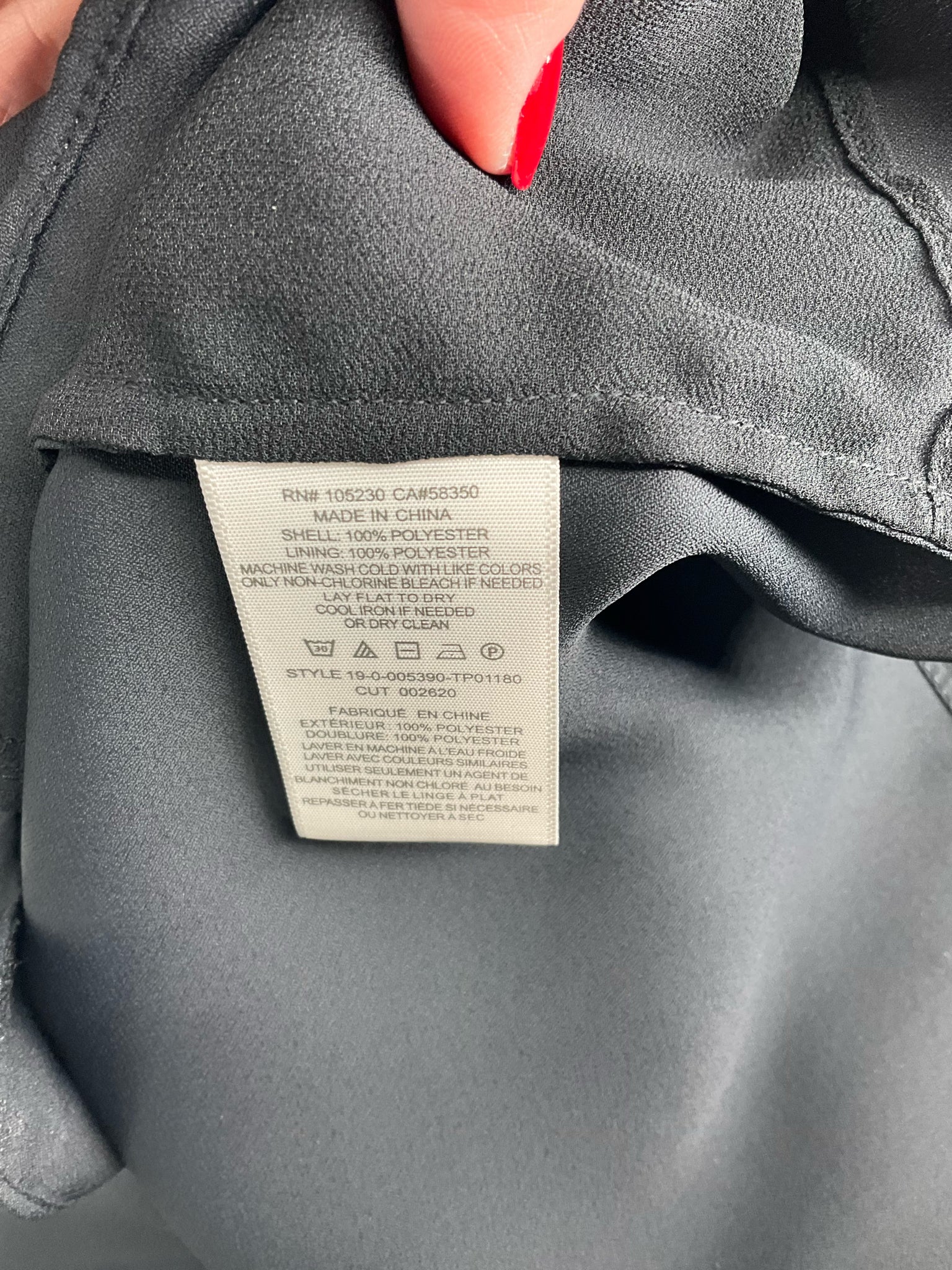 Joie -  Black Solid Pre-Owned Ladies Casual Top - Size XS