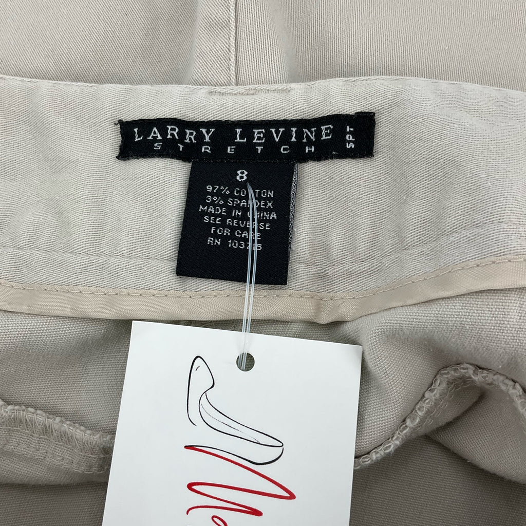 Larry Levine Khaki Cargo Pre-Owned Ladies Shorts - Size 8