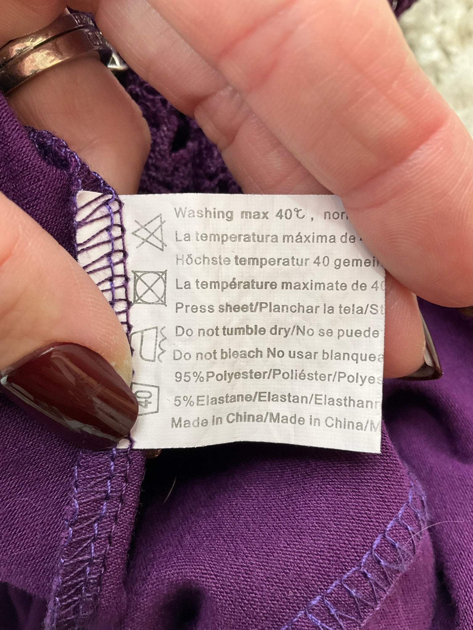 Bosbary plum solid cold shoulder tunic top, size medium, featuring a flowy boho design and casual style.