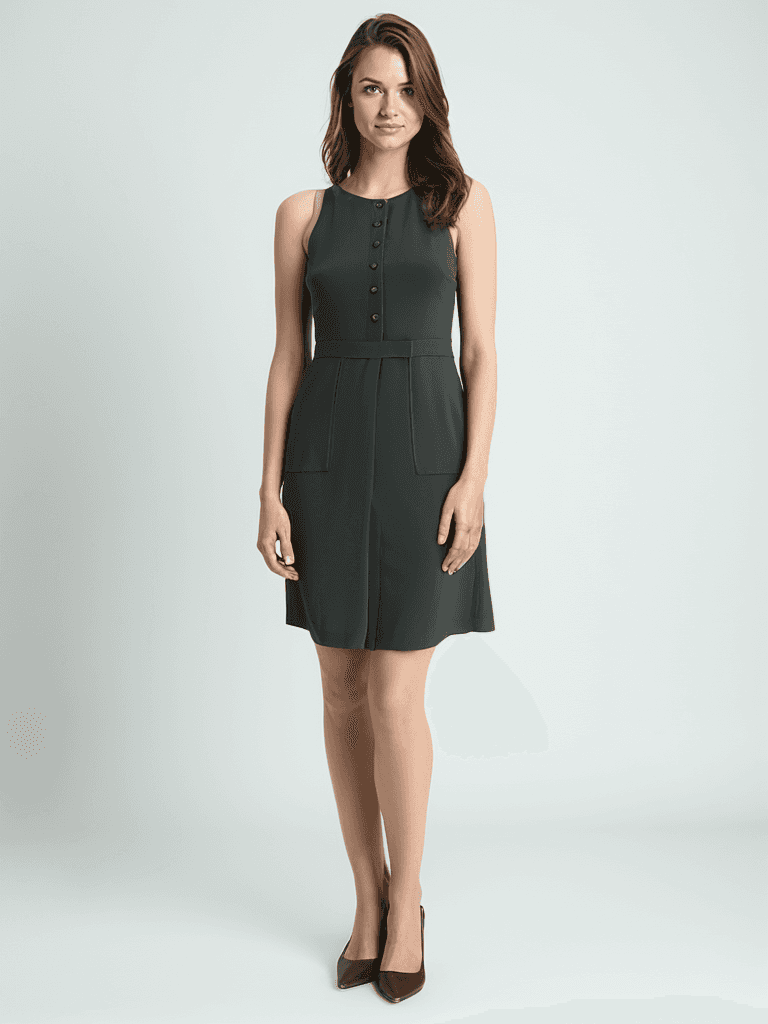 Banana Republic Gray Sold Pre-Owned Ladies Dress - Size 00 Petite - Margaret’s Fine Consignment