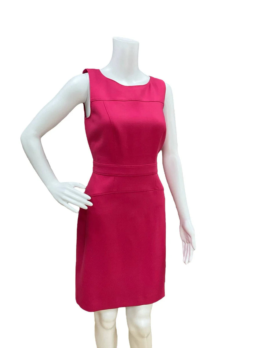 Loft Pink Solid Pre-Owned Ladies Dress - Size 6