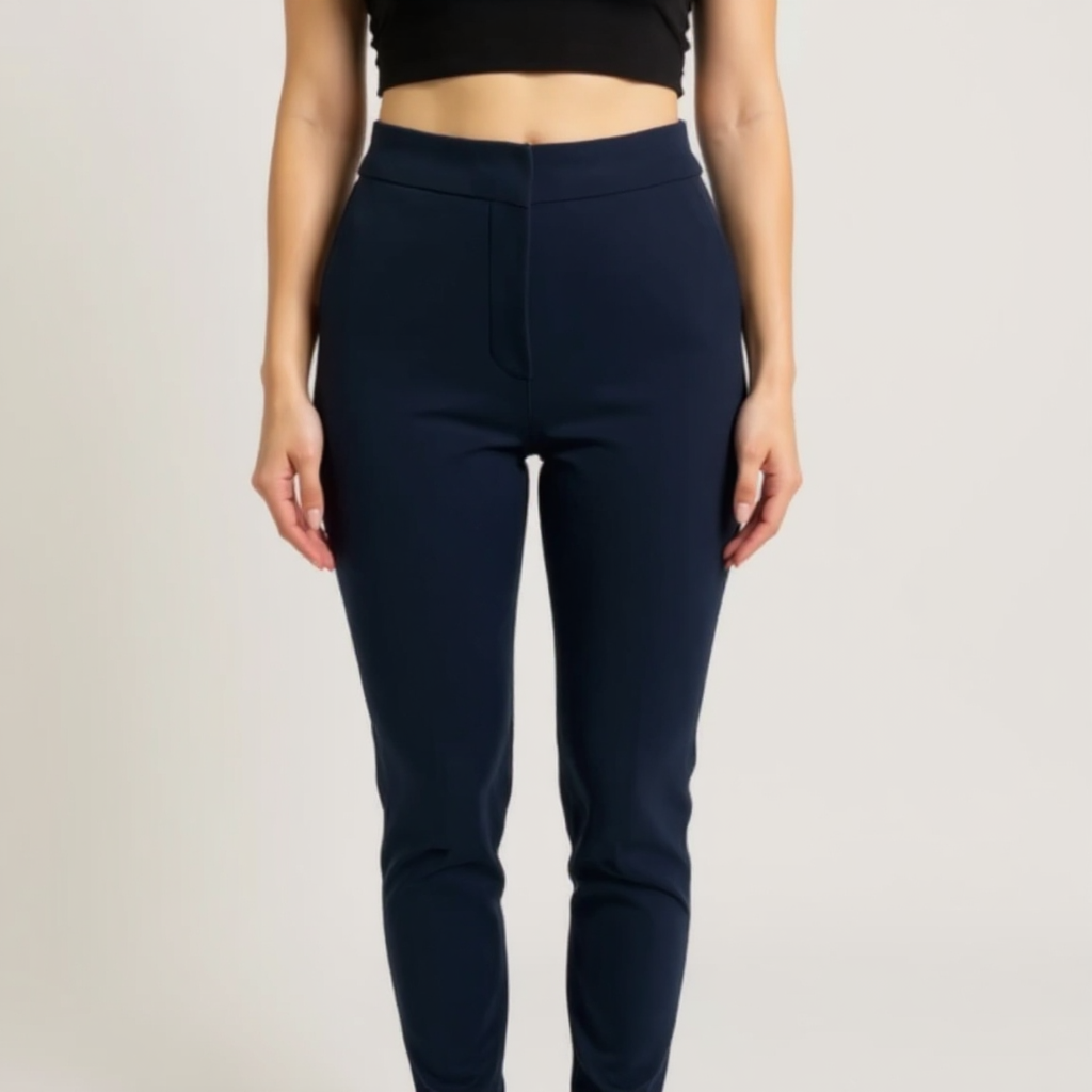 Zara Navy Pre-Owned Ladies New with Tags Pants – Size 8