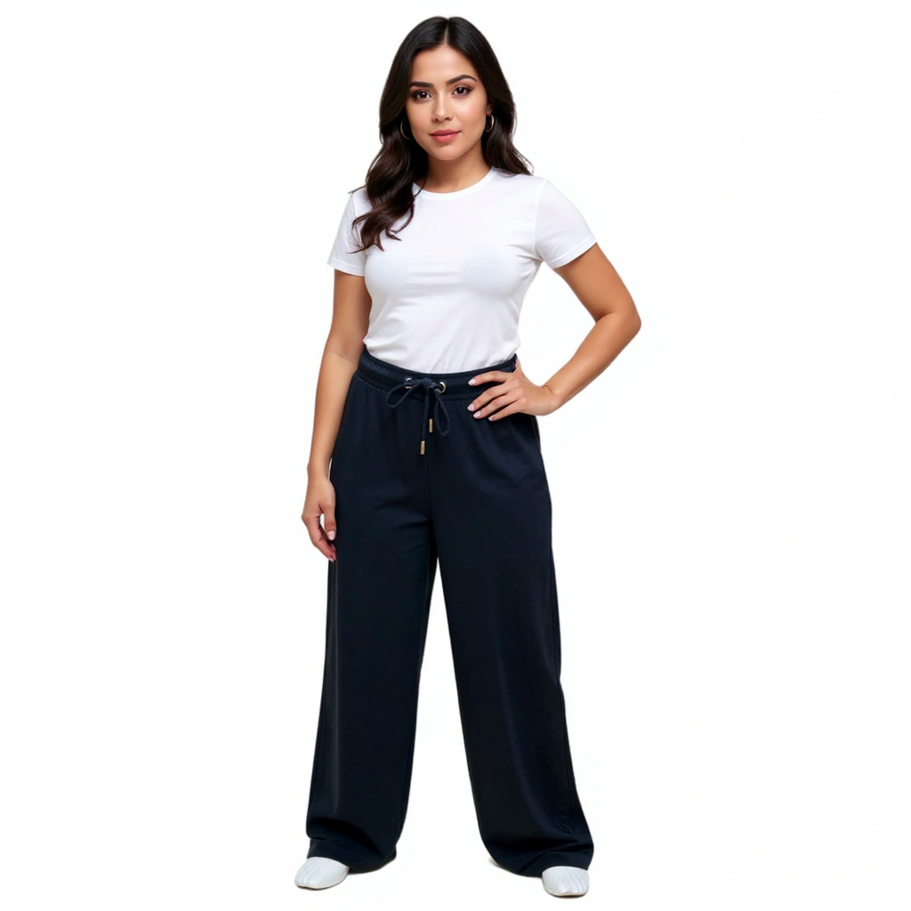 Chico's Navy Solid Pre-Owned Ladies Pants - Size Small