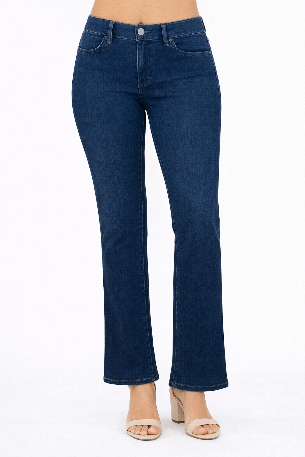Betabrand Pre-Owned Ladies Blue Jeans - Size Small Long