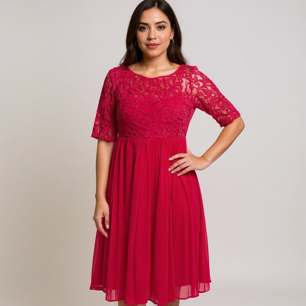 Momo Collection Pink Sold Pre-Owned Ladies Dress - Size Small