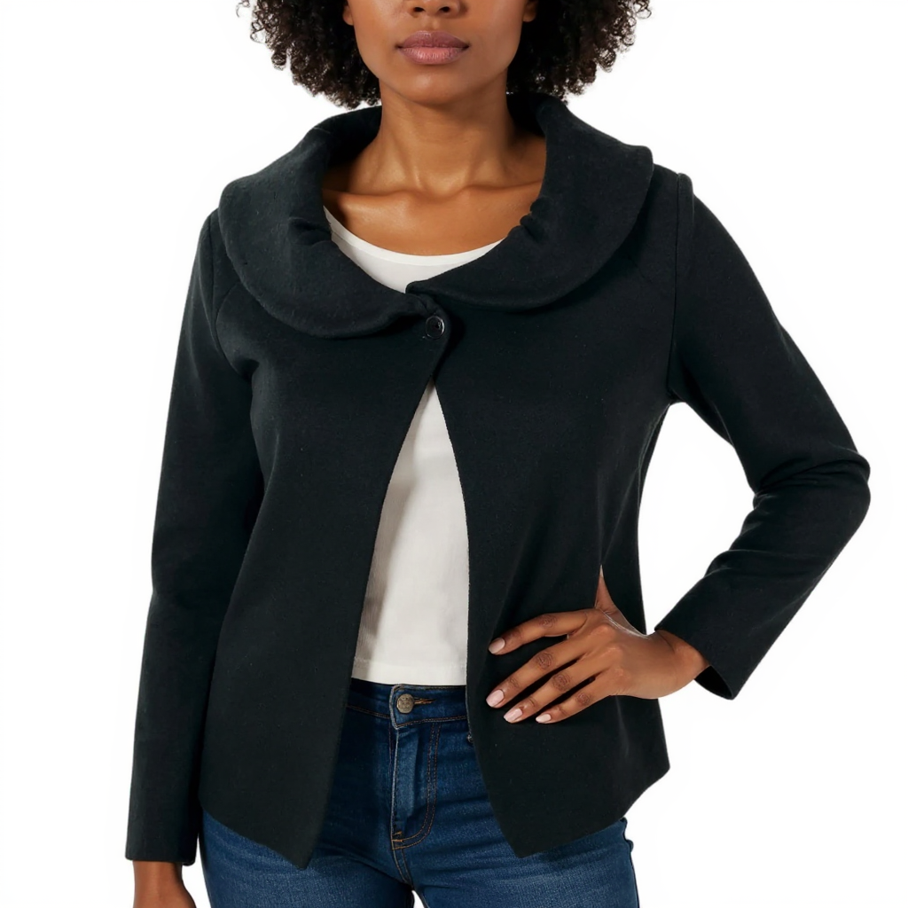 J Crew Black Solid Ladies Pre-Owned Top - Size XS