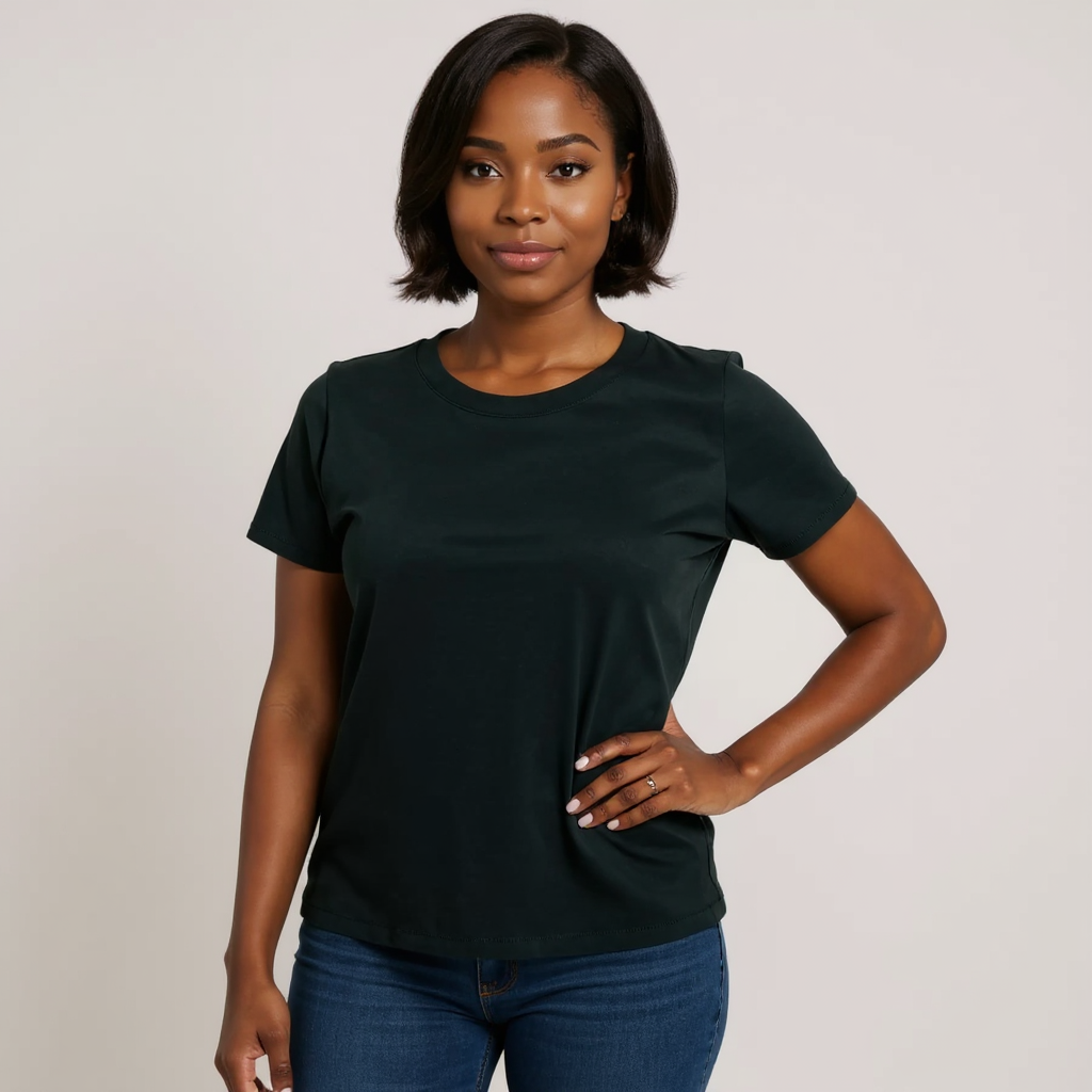 Madewell Black Solid Short Sleeve Top – Size Small, Excellent Pre-Owned