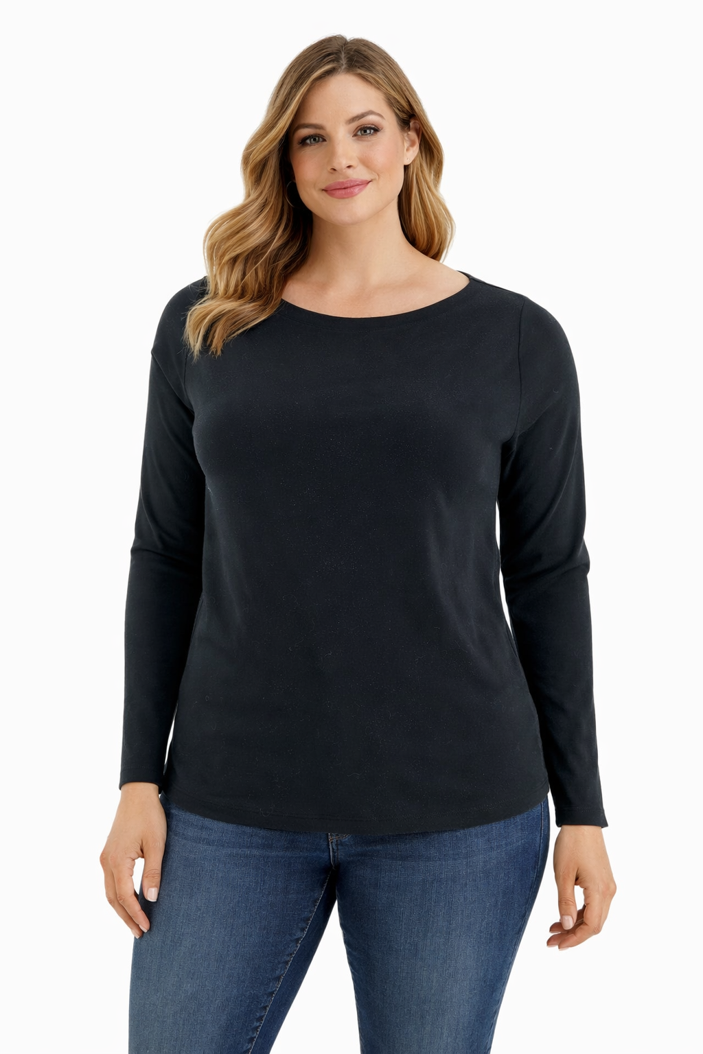 Gap Black Solid Pre-Owned Ladies Top - Size XXL