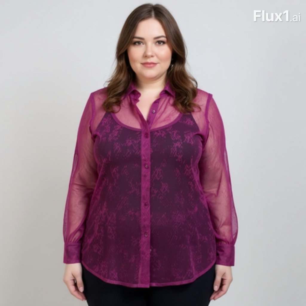 Chico's Fuschia Snake Pre-Owned Ladies New with Tags Top - Size XL
