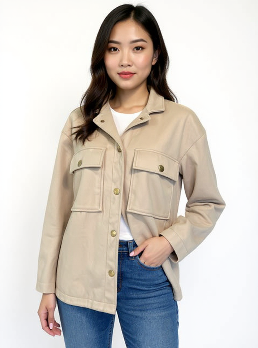 Tuckernuck Camel Pre-Owned Ladies Jacket – Size Medium