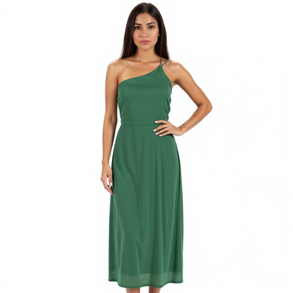 Lost & Wander Green Stripe Pre-Owned Ladies Dress - Size XS