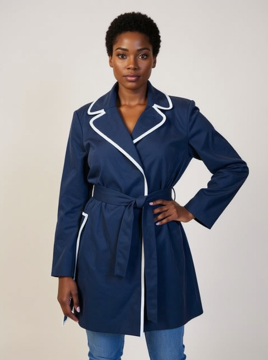 Banana Republic Navy Pre-Owned Ladies Jacket - Size XL