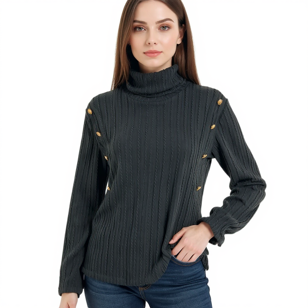 Noracora Black Pre-Owned Ladies New with Tags Sweater - Size XL