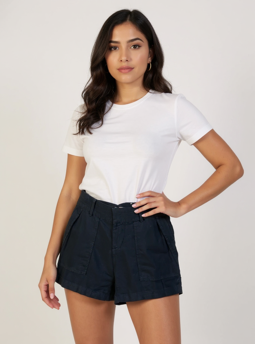 Apt.9 Black Solid Pre-Owned Ladies Shorts - Size 6