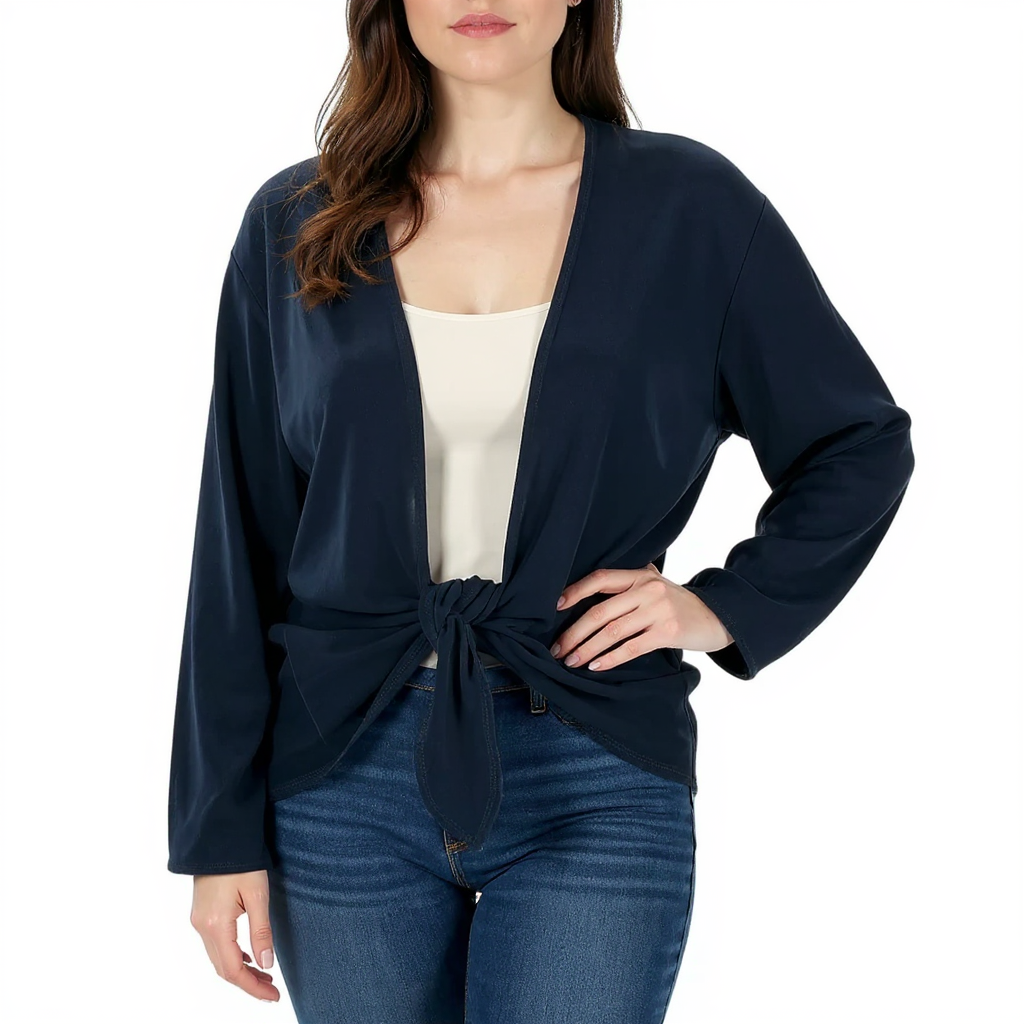 Chico’s Navy Blue Pre-Owned Ladies Cardigan - Size XL