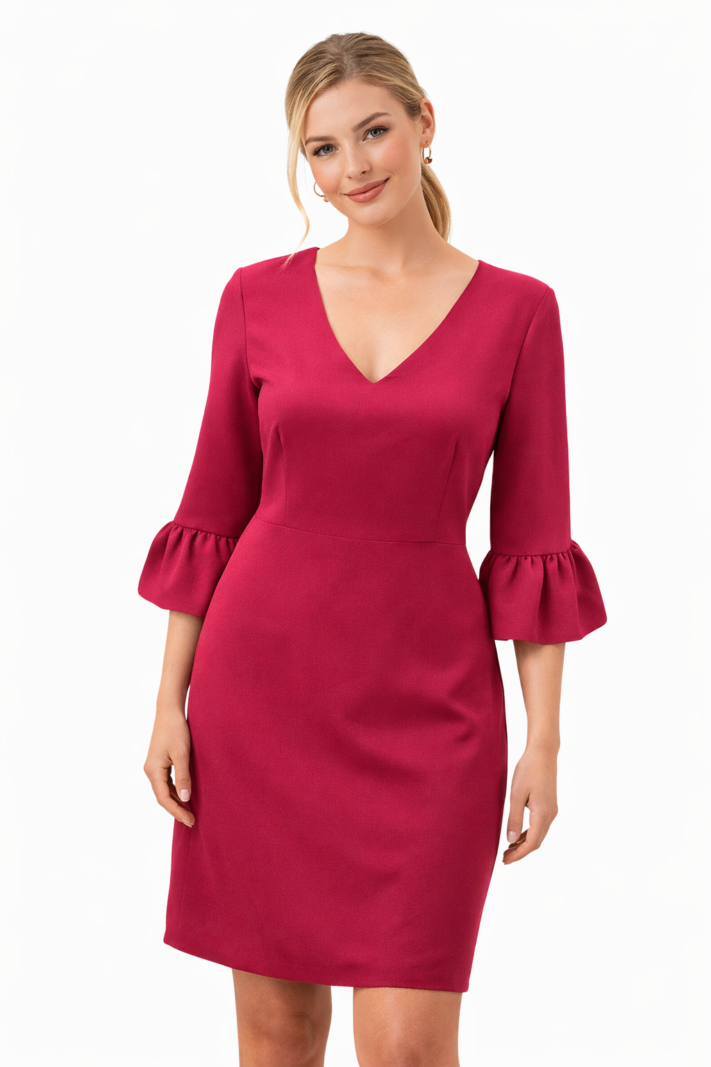 Draper James Pink Solid Pre-Owned Ladies Dress - Size 4