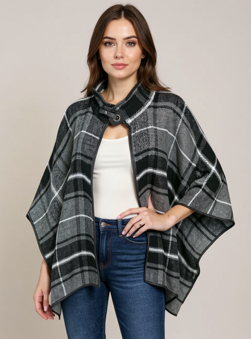 Lucky Belle Pre-Owned Ladies Poncho - Size One Size Fits Most