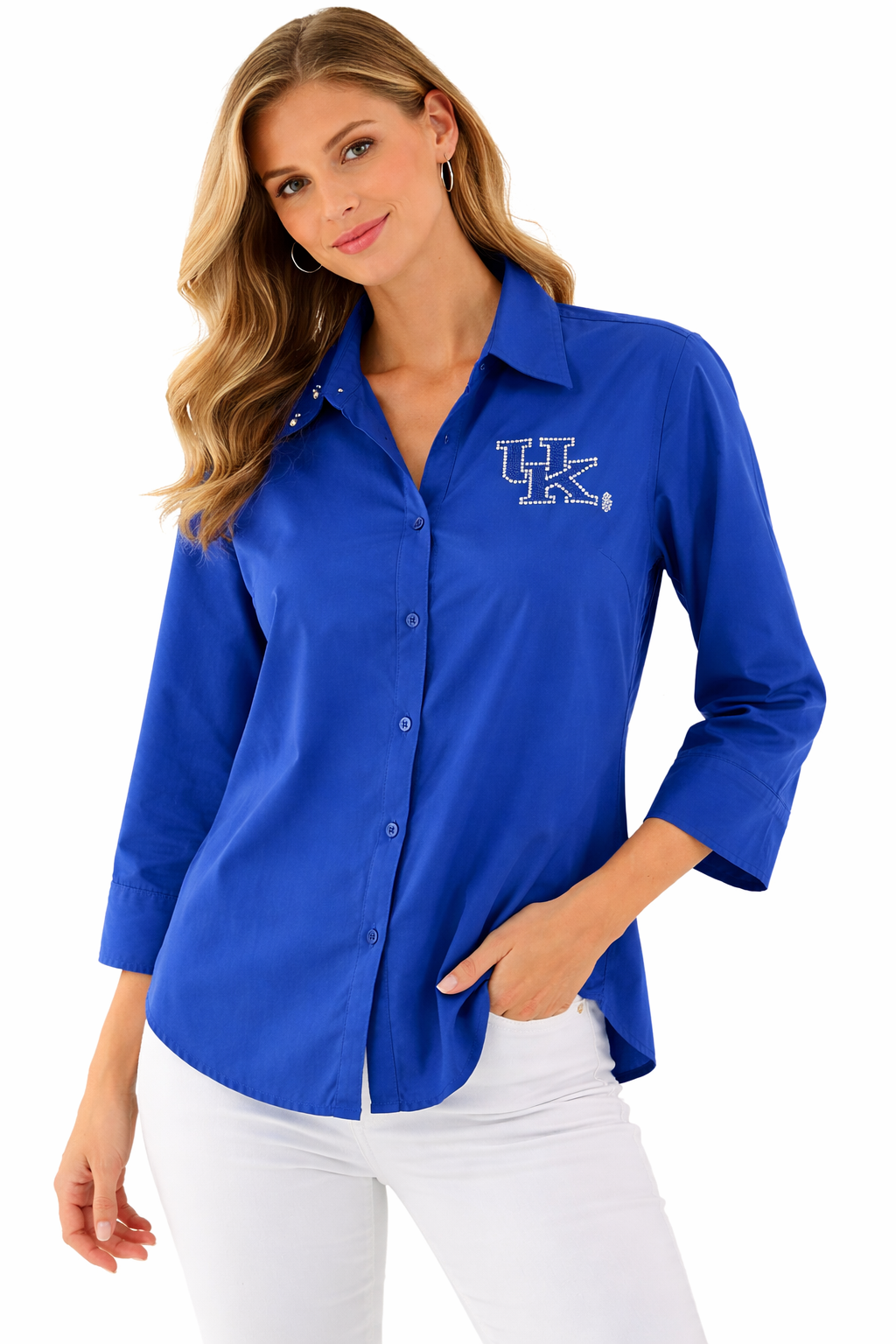 Nitro - Blue UK Pre-Owned Ladies Casual Top - Size Small