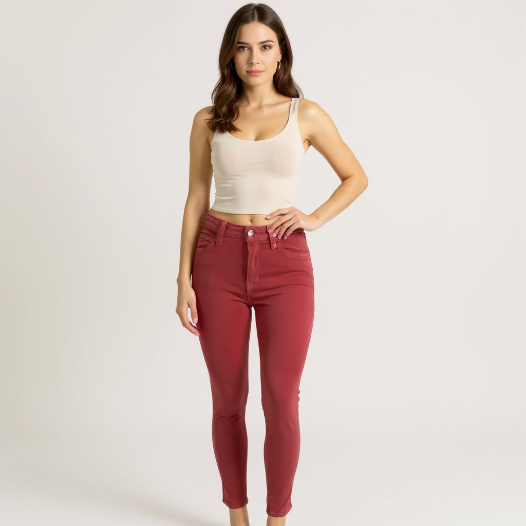 Just Black Coral Pre-Owned Ladies New with Tags Jeans – Size 3