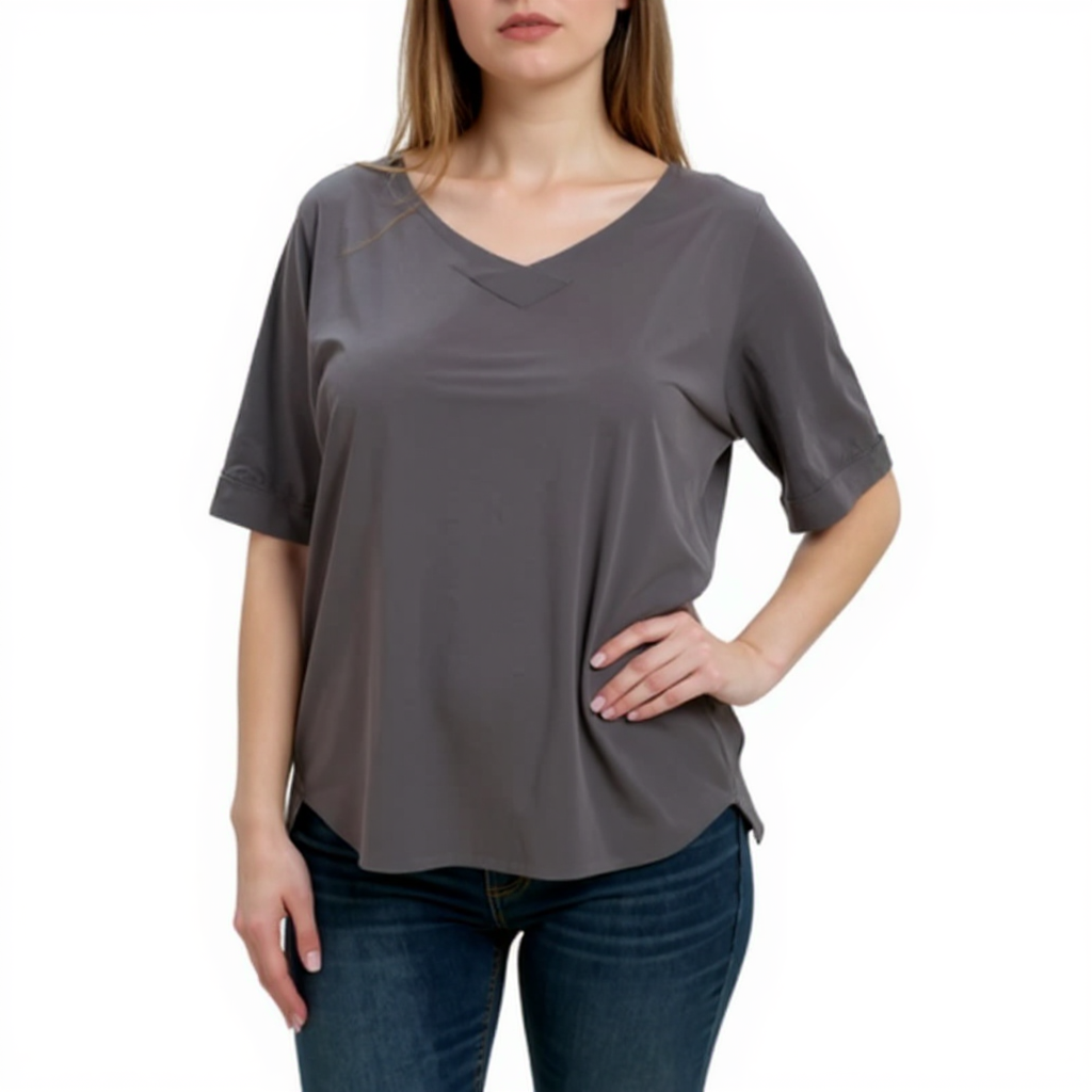 Lisa Bayne Brown Pre-Owned Ladies Top - Size XL