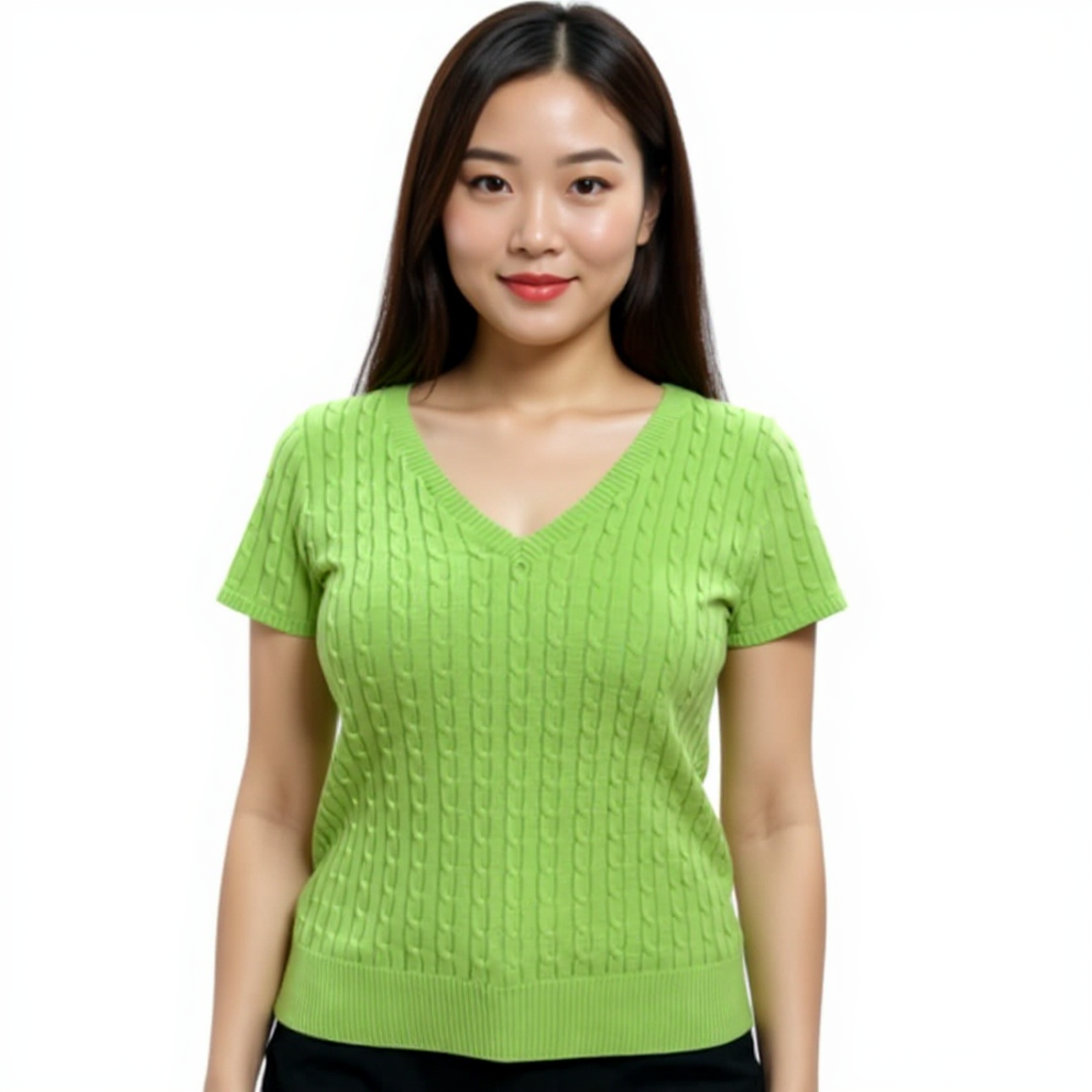 Jeanne Pierre Green Pre-Owned Ladies Top - Size XL
