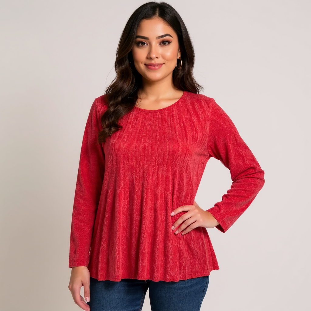Belle France Pink Pre-Owned Ladies Top – Size Small