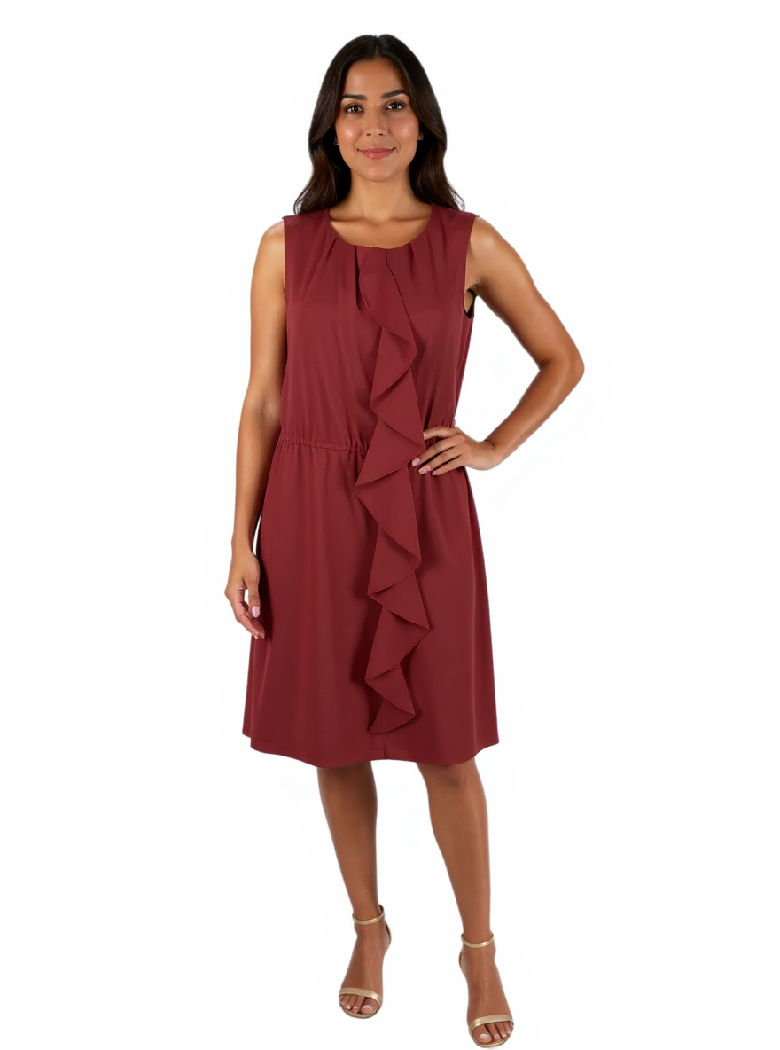 Tahari Arthur S. Levine Mauve Pre-Owned Ladies Dress - Size 8
