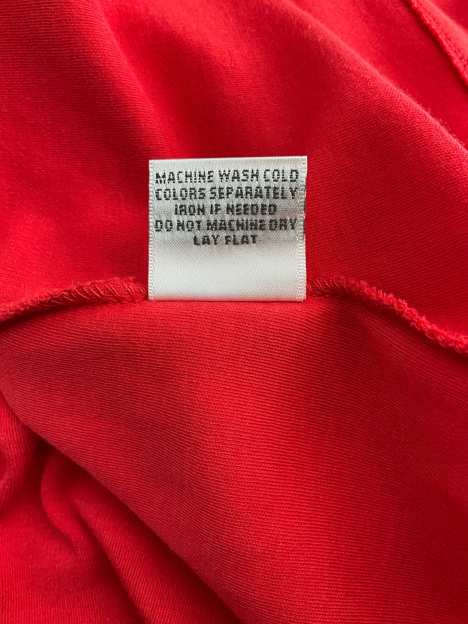 Bordado -  Red Solid Pre-Owned Ladies New With Tags Casual Top - Size M