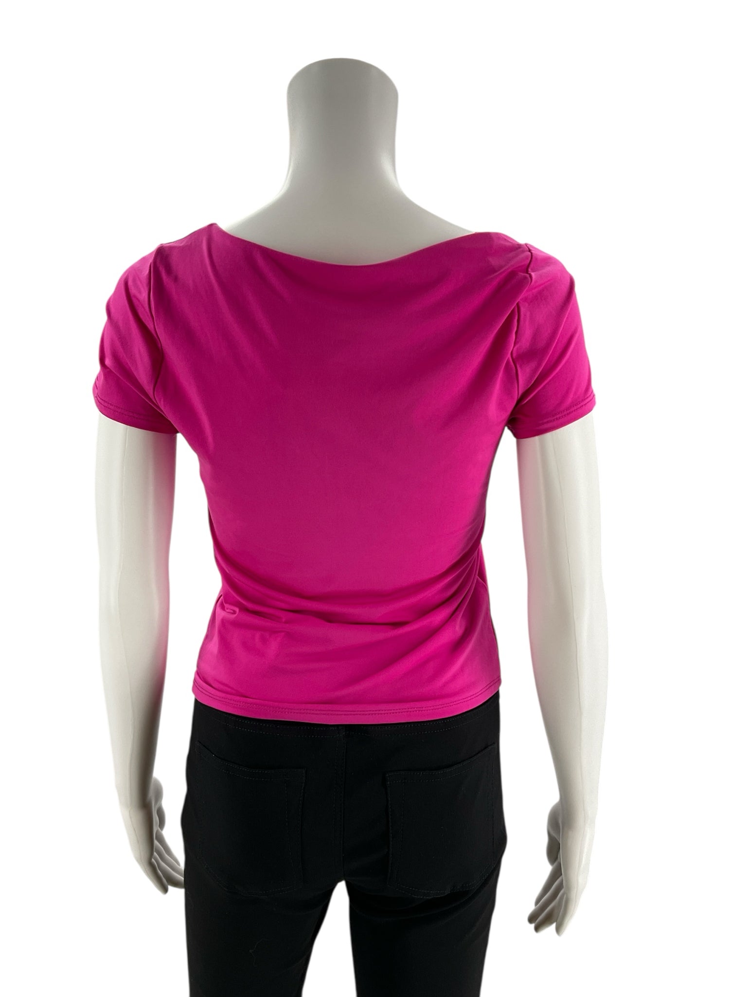 Live In The Moment Pink Solid Pre-Owned Ladies Top -  Size Large