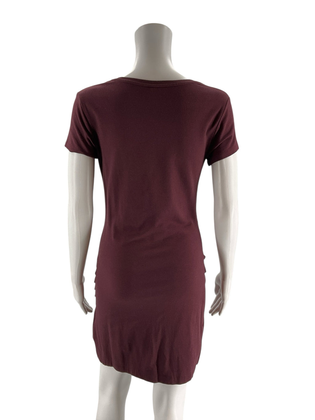 Athleta Burgandy Pre-Owned Ladies Dress - Size Small Petite