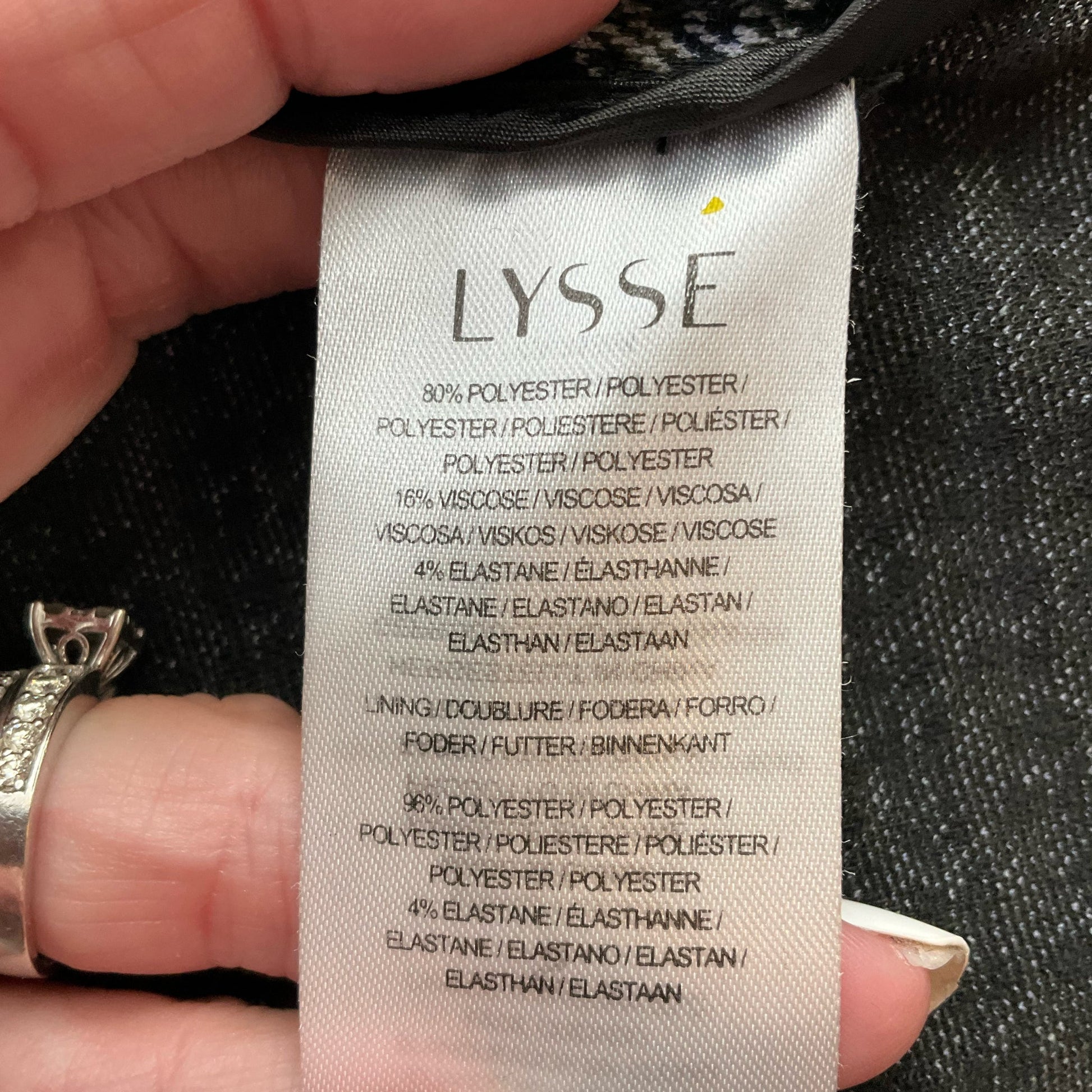 Lysse Navy/Olive/Charcoal Pre-Owned Ladies New with Tags Dress - Size Small