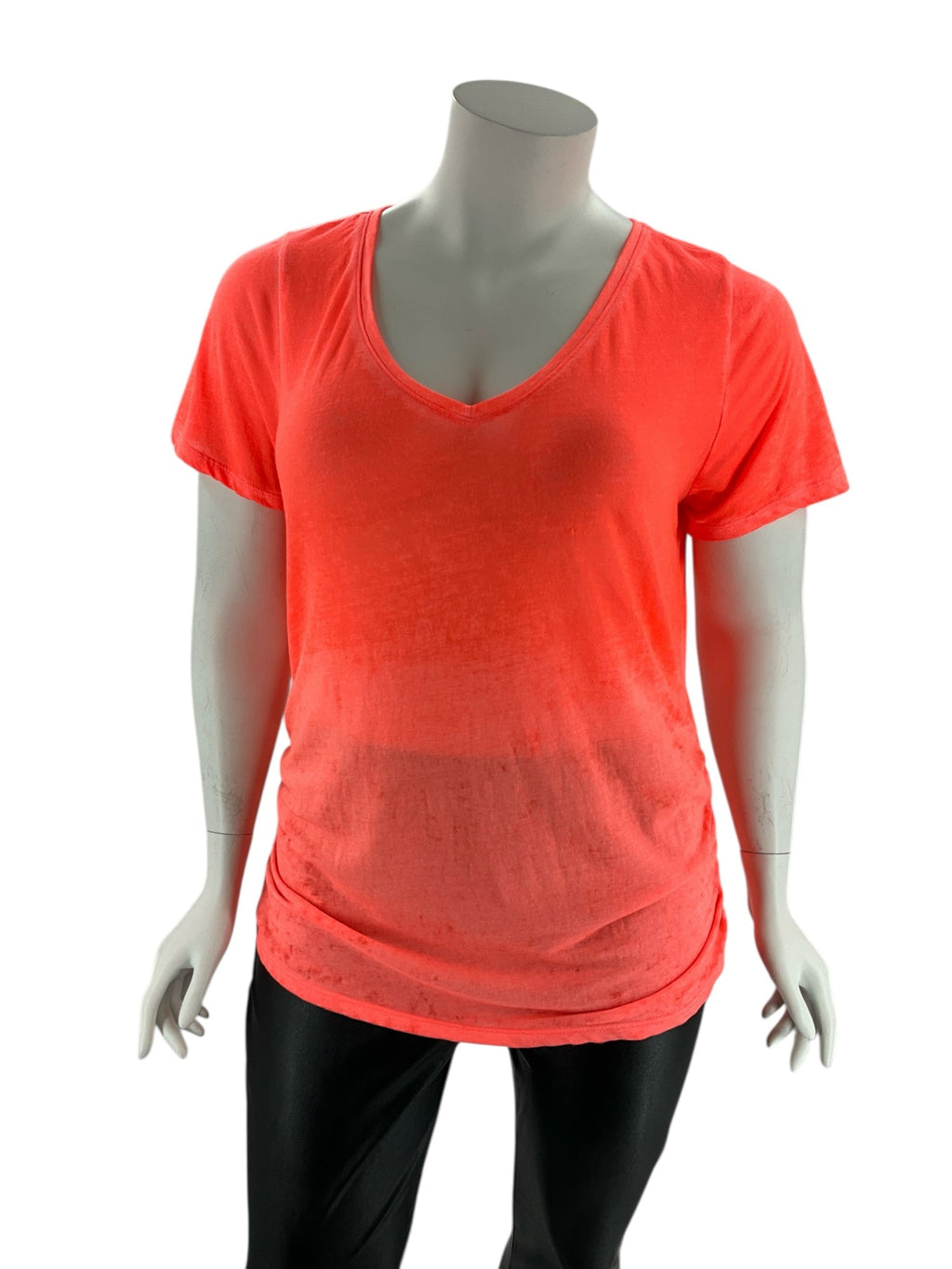 Lane Bryant Coral Solid Pre-Owned Ladies Casual Top -  Size 18/20