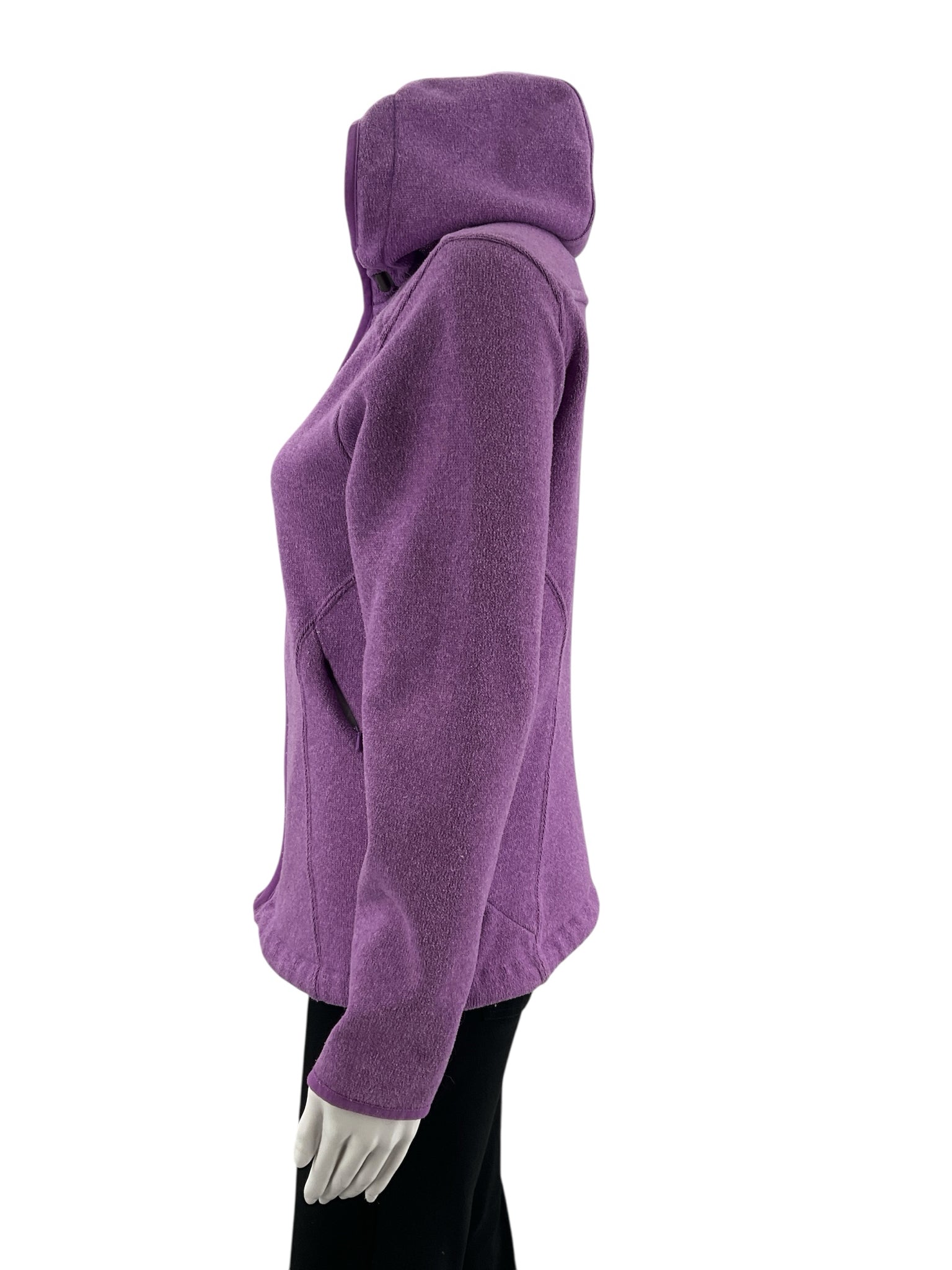 Lands End Purple Fleece Jacket - Size Small