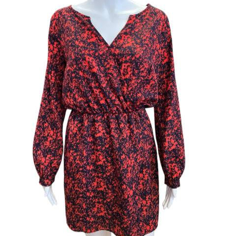 Collective Concepts Red/Navy Pring Pre-Owned Ladies Dress - Size Small - Margaret’s Fine Consignment