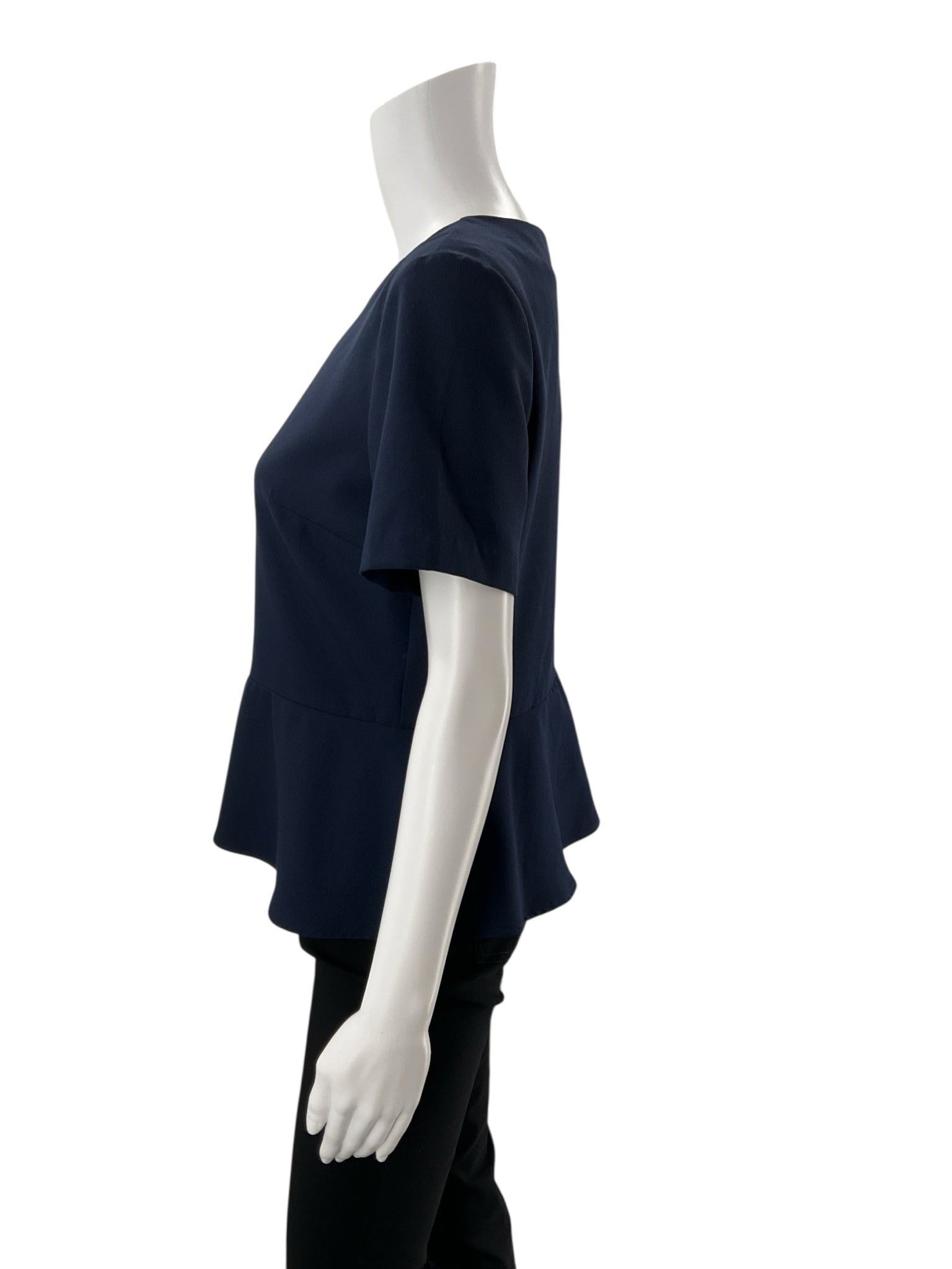 Banana Republic Navy Solid Pre-Owned Ladies Top - Size Petite Small