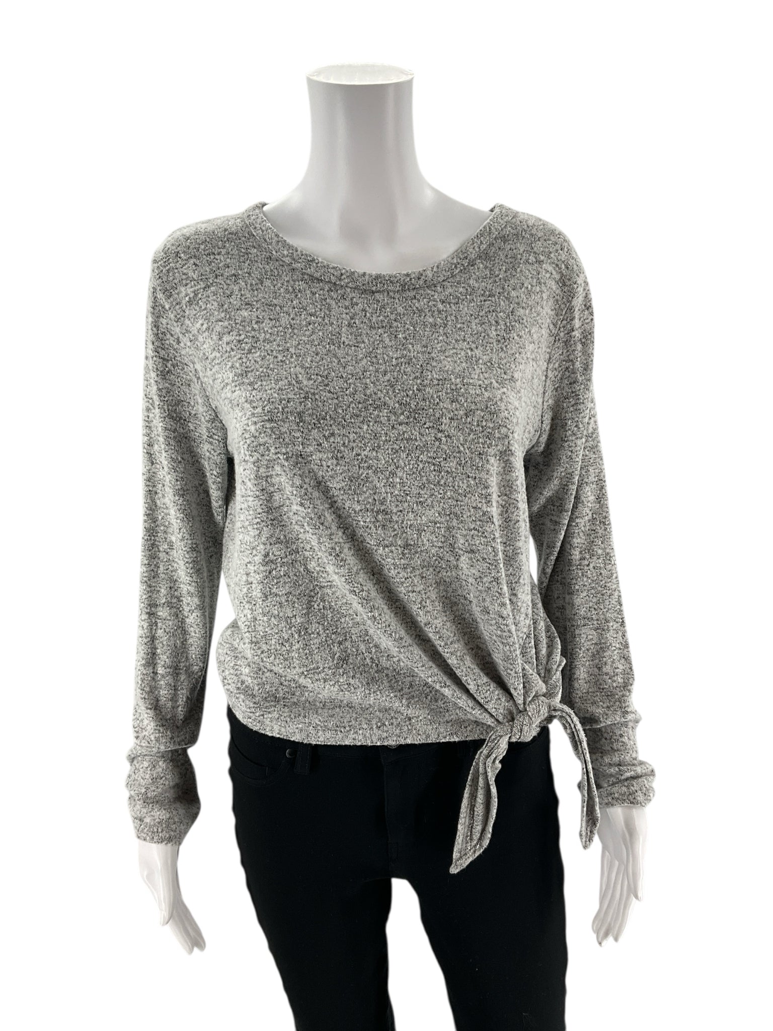 olivia rae - Gray Heathered Pre-Owned Ladies Casual Top - Size XL