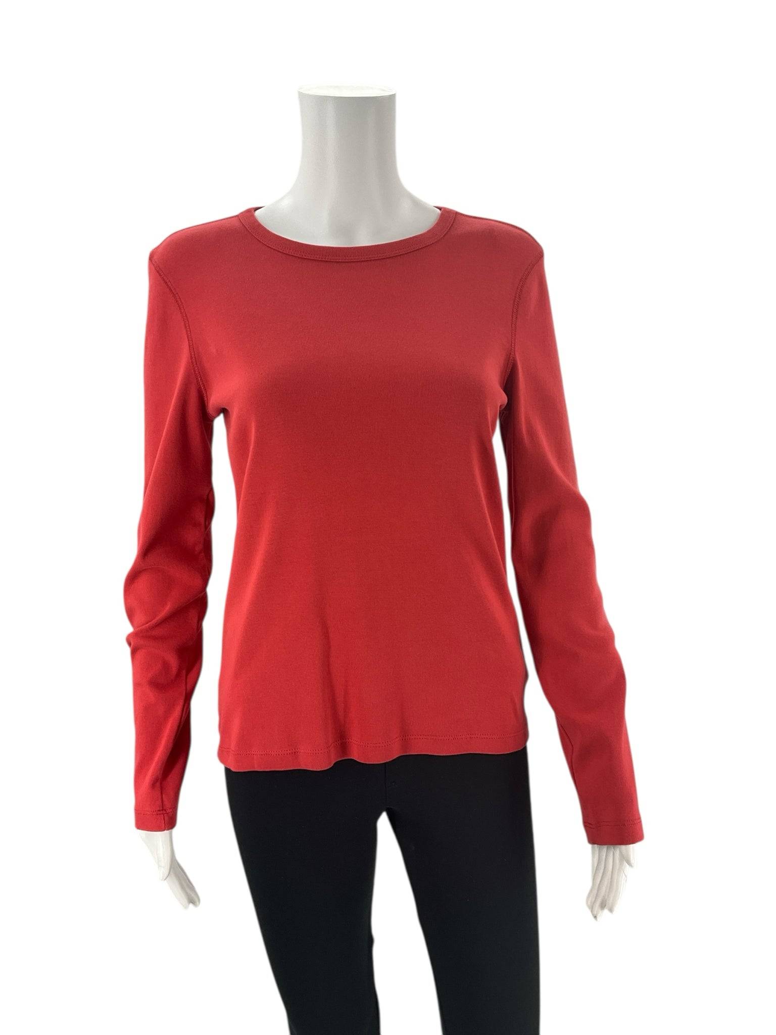 Eddie Bauer Salmon Solid Top - Size Small - Margaret’s Fine Consignment