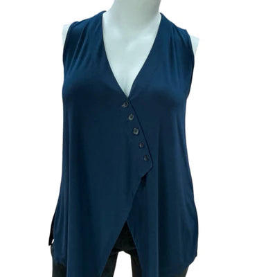 Sun Kim Blue Green Pre-Owned Ladies Top - Size Large