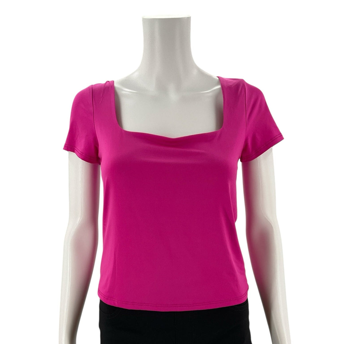 Live In The Moment Pink Solid Pre-Owned Ladies Top -  Size Large