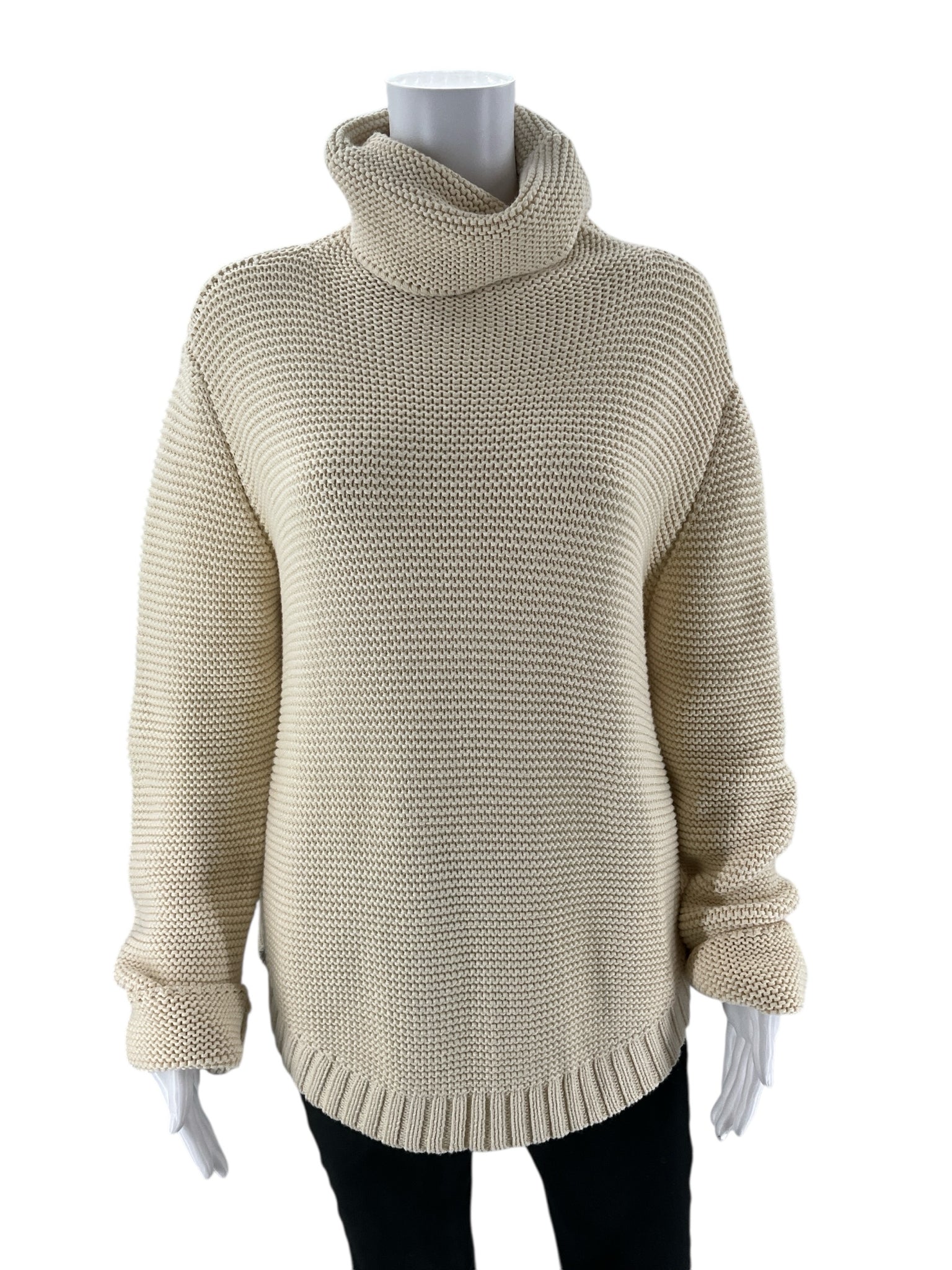 Frances Valentine -  Cream Solid Pre-Owned Ladies Casual Top -  Size XL