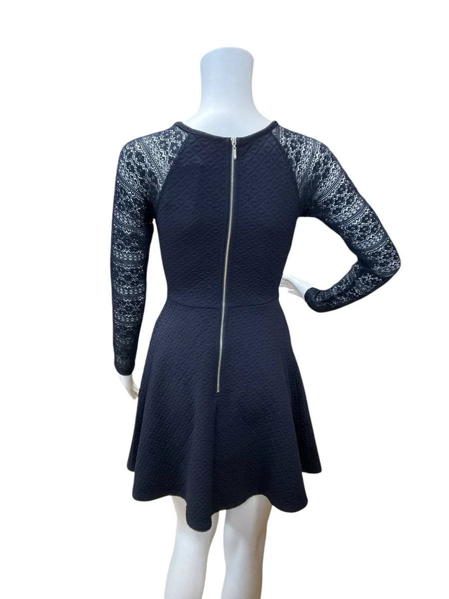 Altar'd State Navy Solid Pre-Owned Ladies Dress - Size XS