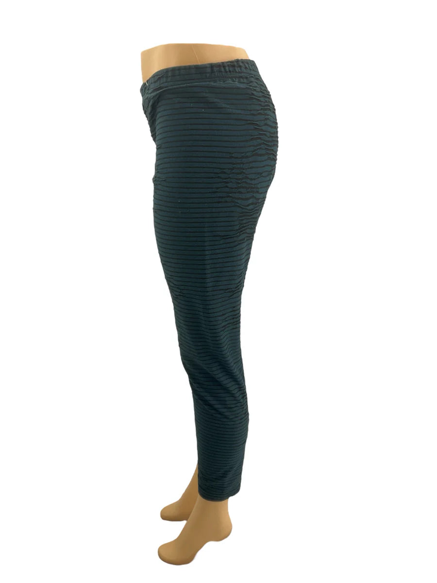 Elsewhere Teal/Black Pre-Owned Ladies Pants – Size Large
