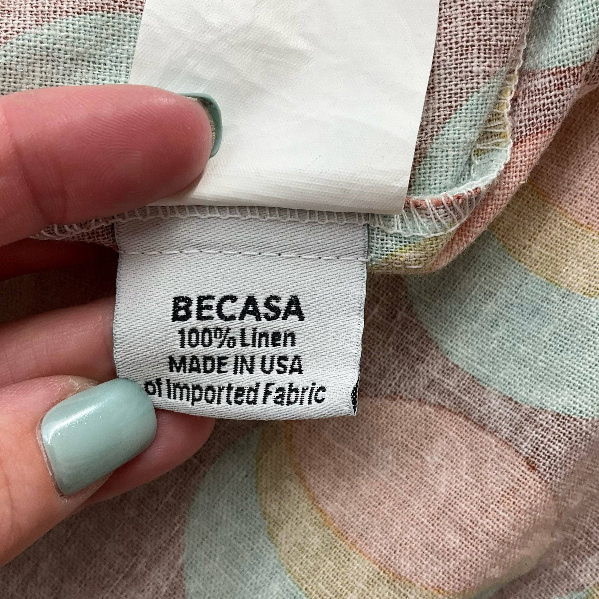 Becasa Rust/Multi Circles Print Dress - Size XS - Margaret’s Fine Consignment